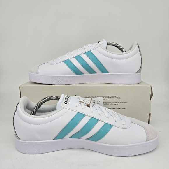New adidas VL Court Mercedes AMG Petronas Formula One Team Men's Shoes Size 9.5 - Picture 4 of 8